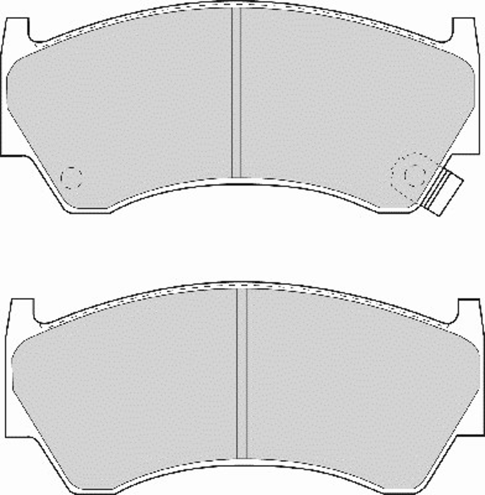 Колодки тормозные дисковые NECTO FD6779A