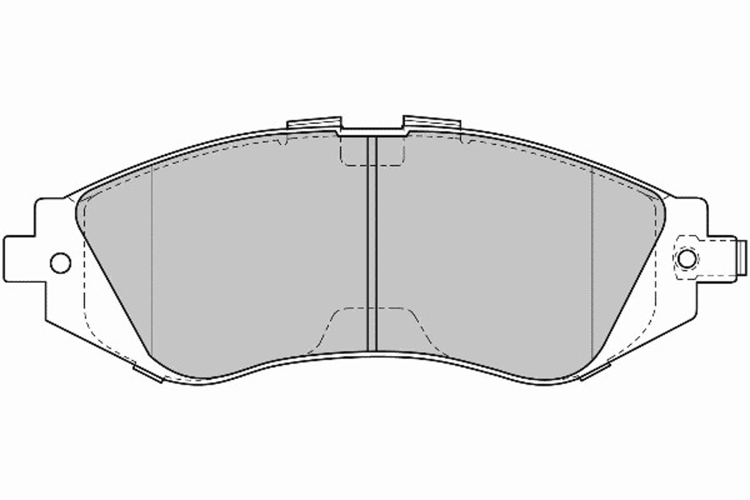 Колодки тормозные дисковые NECTO FD6815A