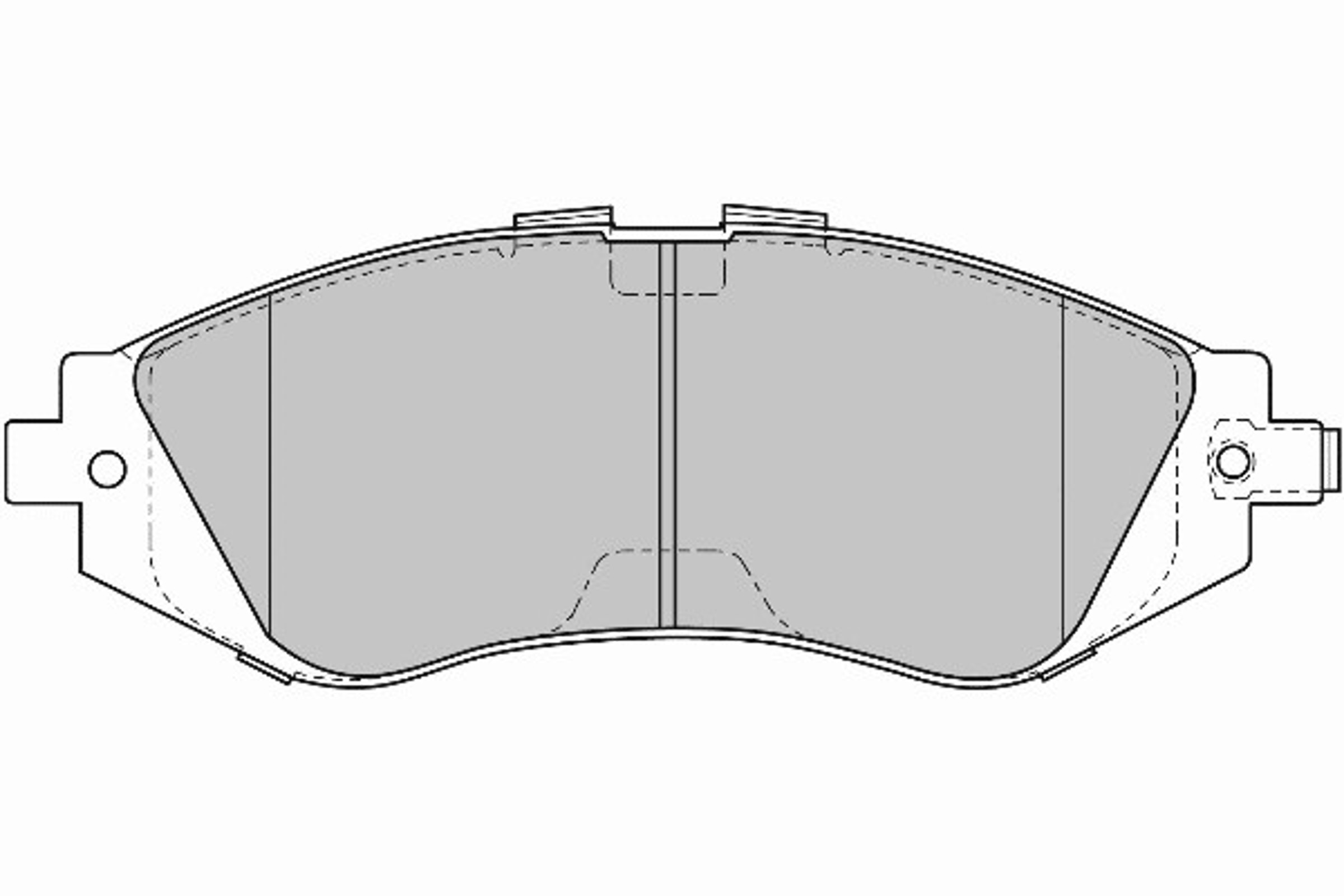 Колодки тормозные дисковые NECTO FD6819A