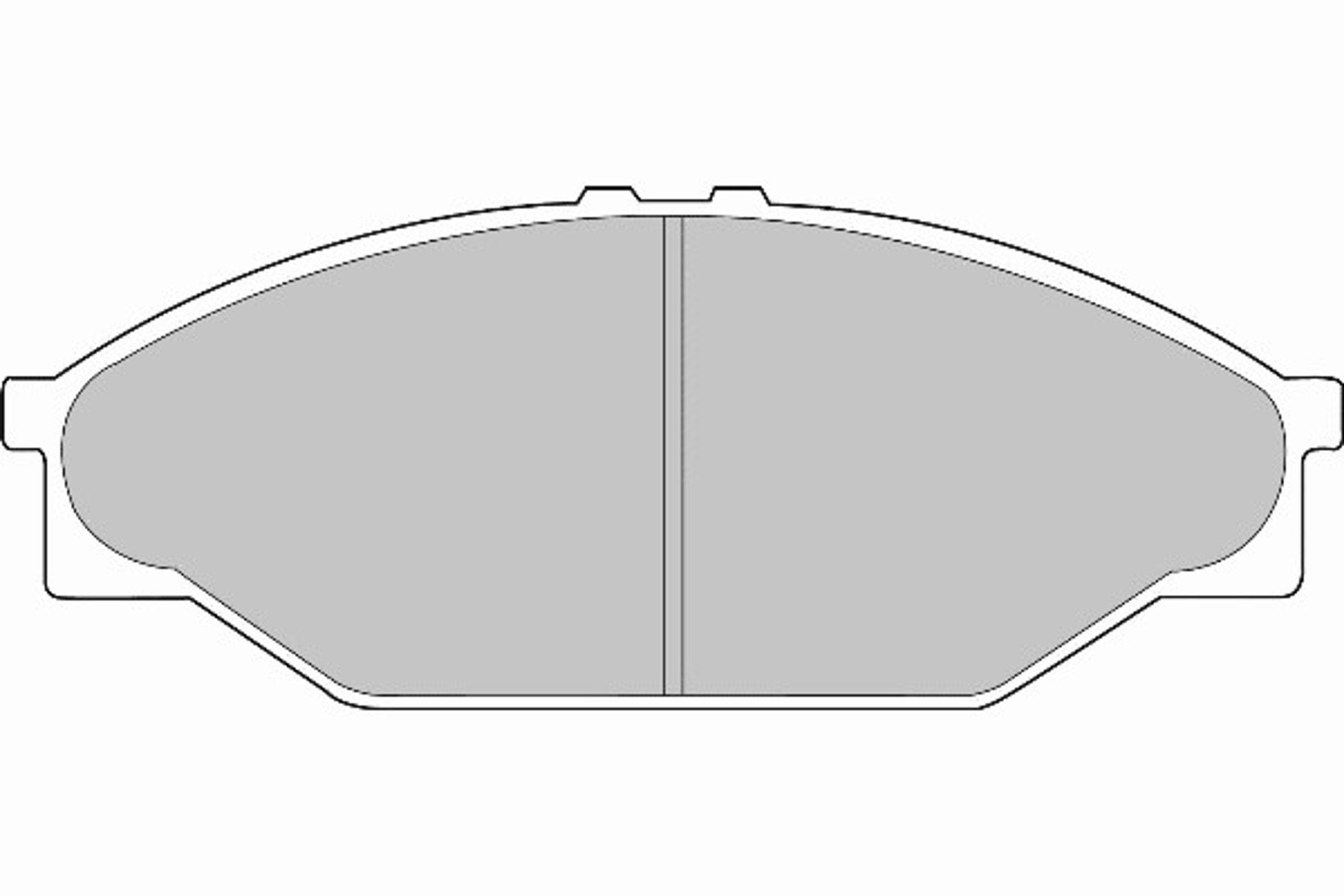 Колодки тормозные дисковые NECTO FD6823A