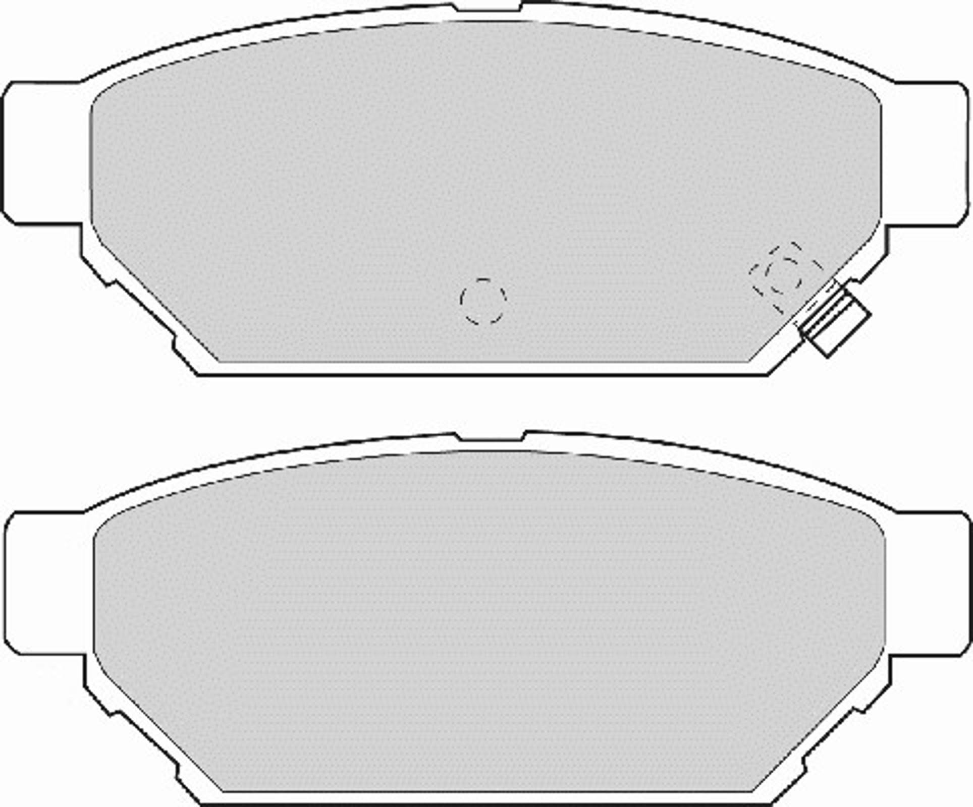 Колодки тормозные дисковые NECTO FD6827A