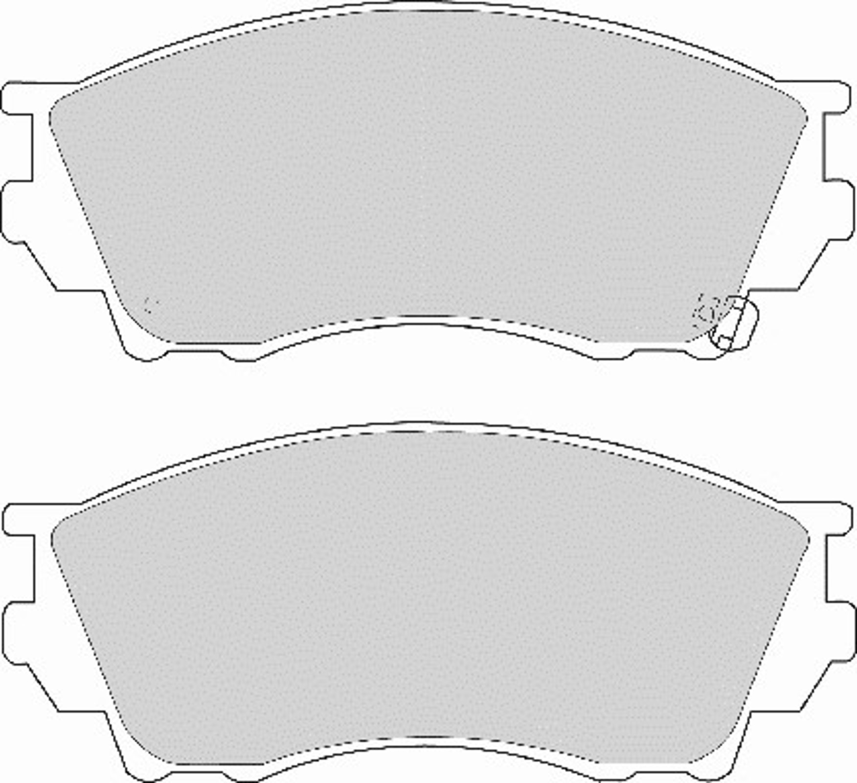 Колодки тормозные дисковые NECTO FD6829A