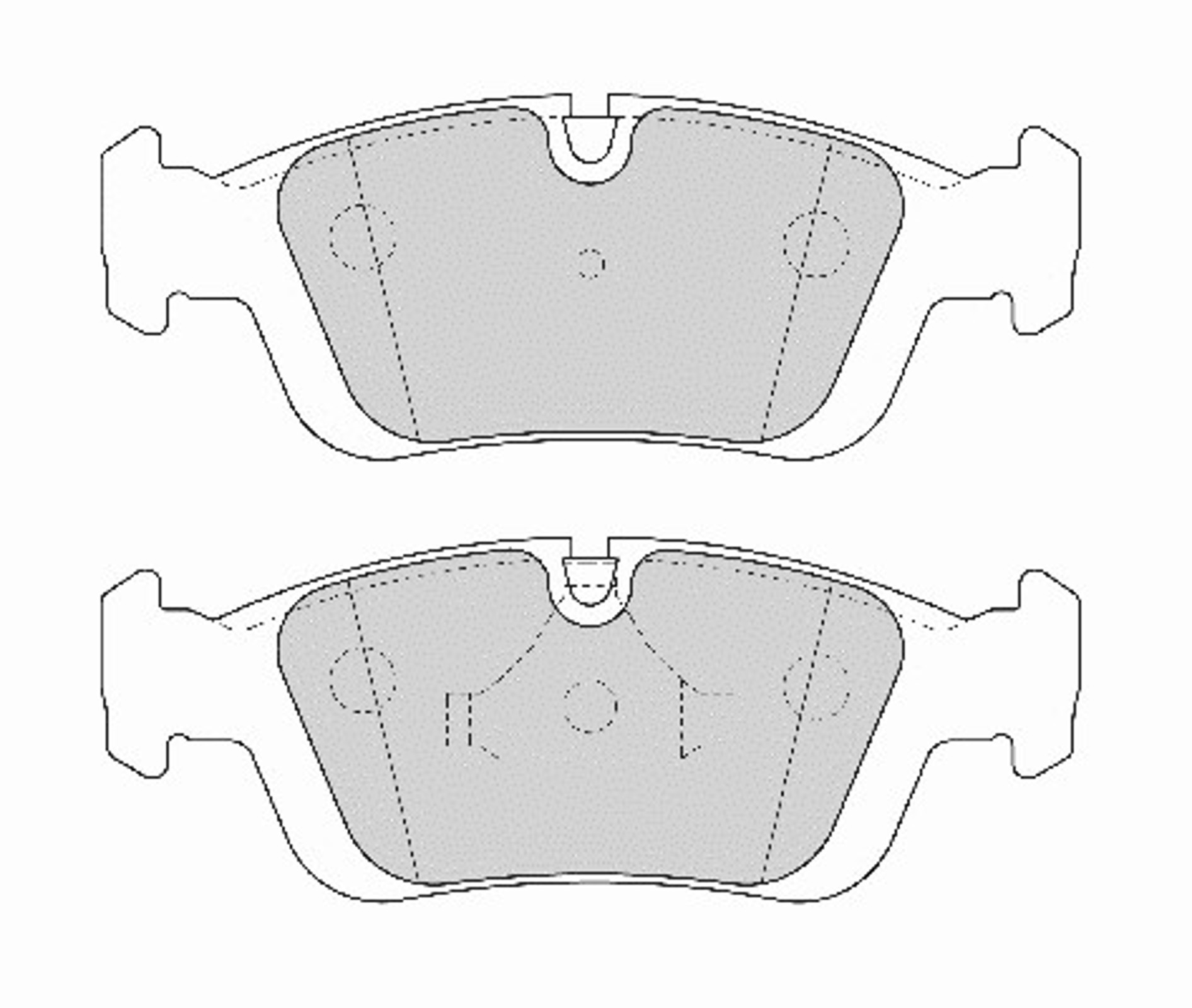 Колодки тормозные дисковые NECTO FD6838A
