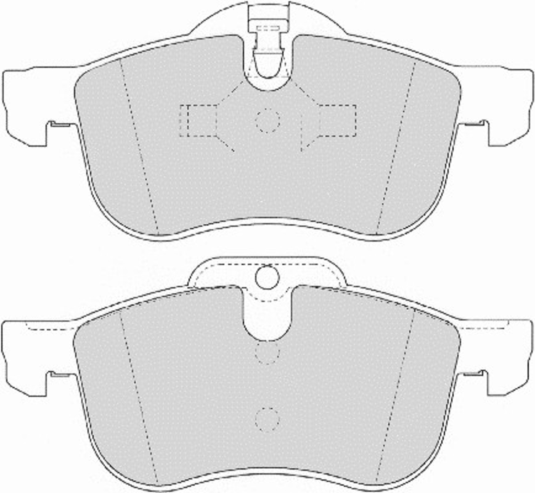 Колодки тормозные дисковые NECTO FD6854A