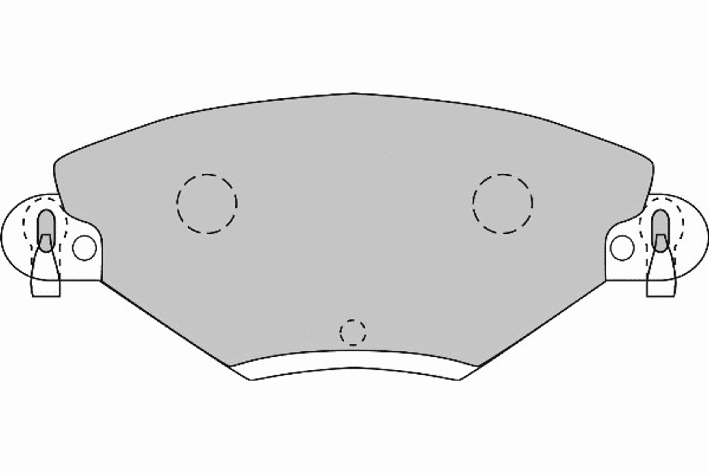 Колодки тормозные дисковые NECTO FD6875A