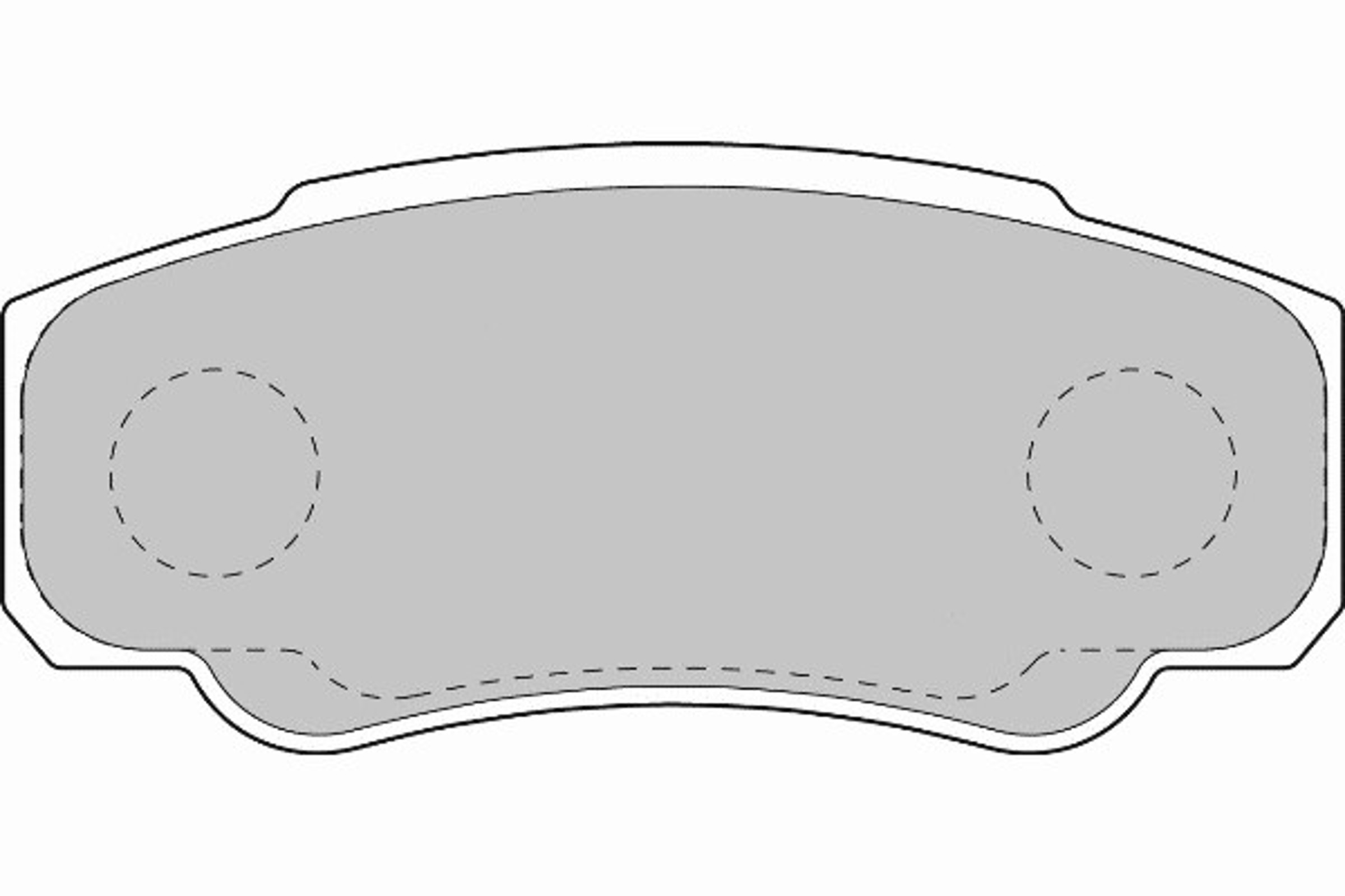 Колодки тормозные дисковые NECTO FD6897V