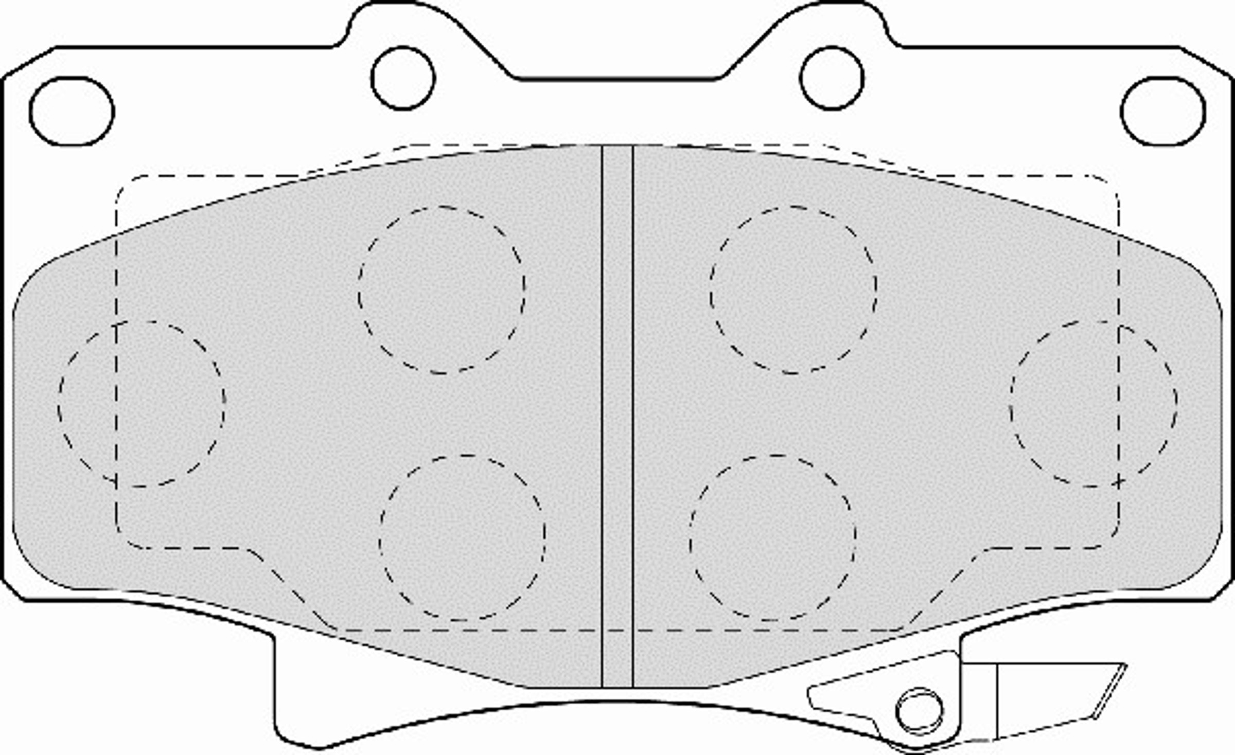Колодки тормозные дисковые NECTO FD6942A