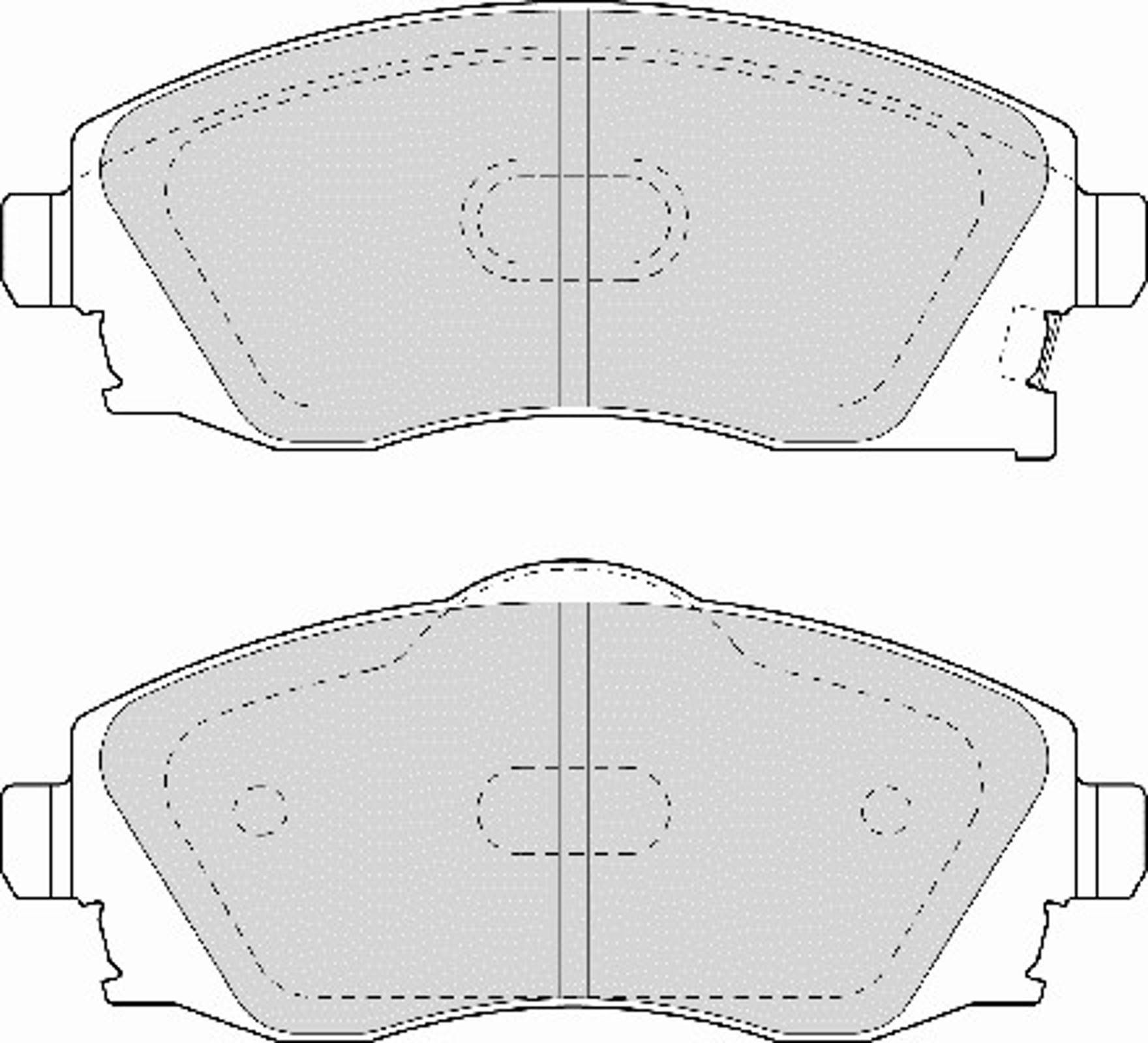 Колодки тормозные дисковые NECTO FD6960A