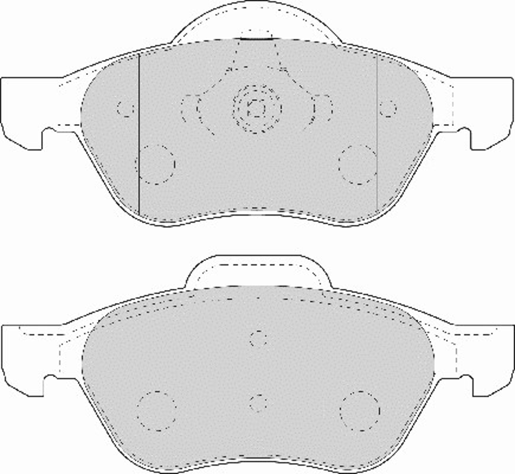 Колодки тормозные дисковые NECTO FD7010A