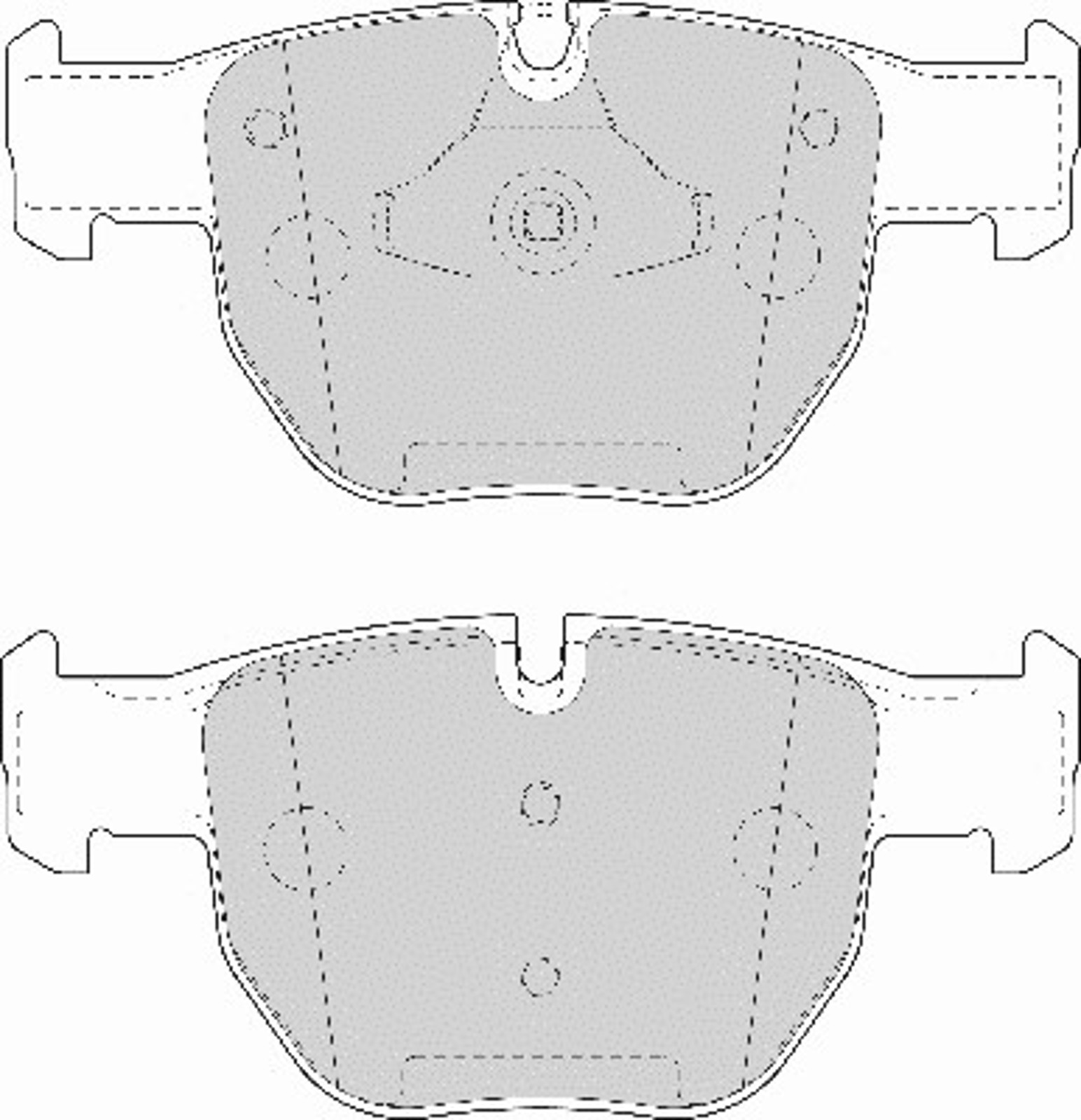 Колодки тормозные дисковые NECTO FD7049A