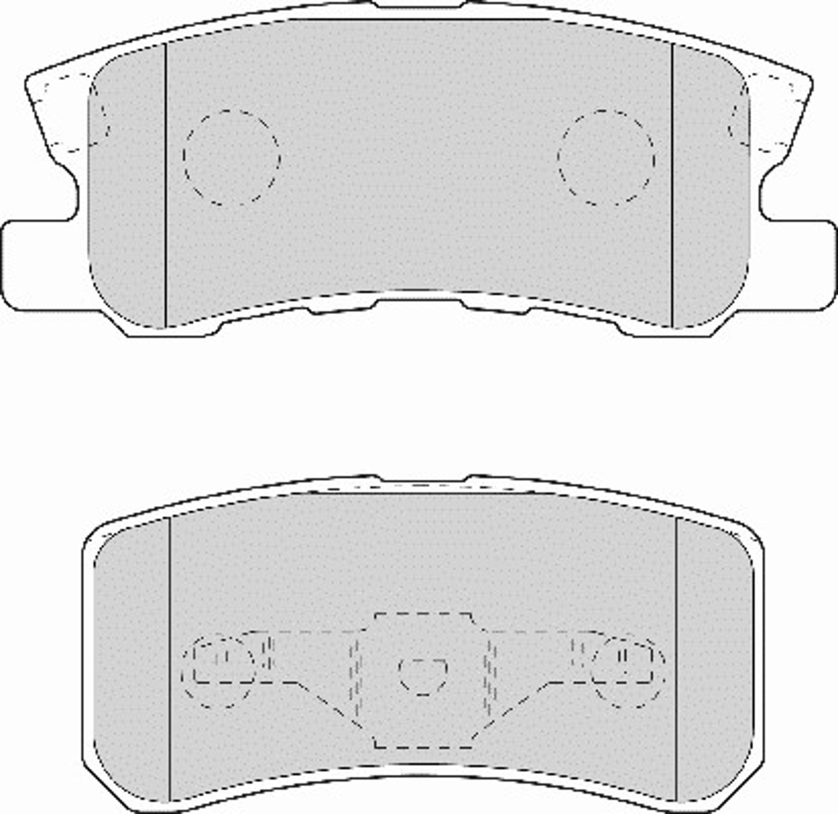 Комплект тормозных колодок дисковый тормоз NECTO FD7056A