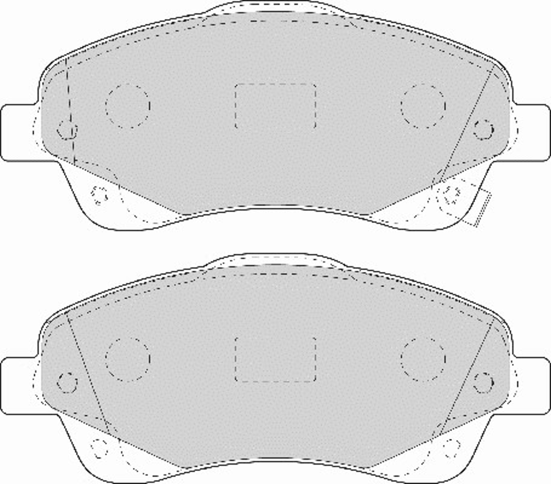 Комплект тормозных колодок дисковый тормоз NECTO FD7109A
