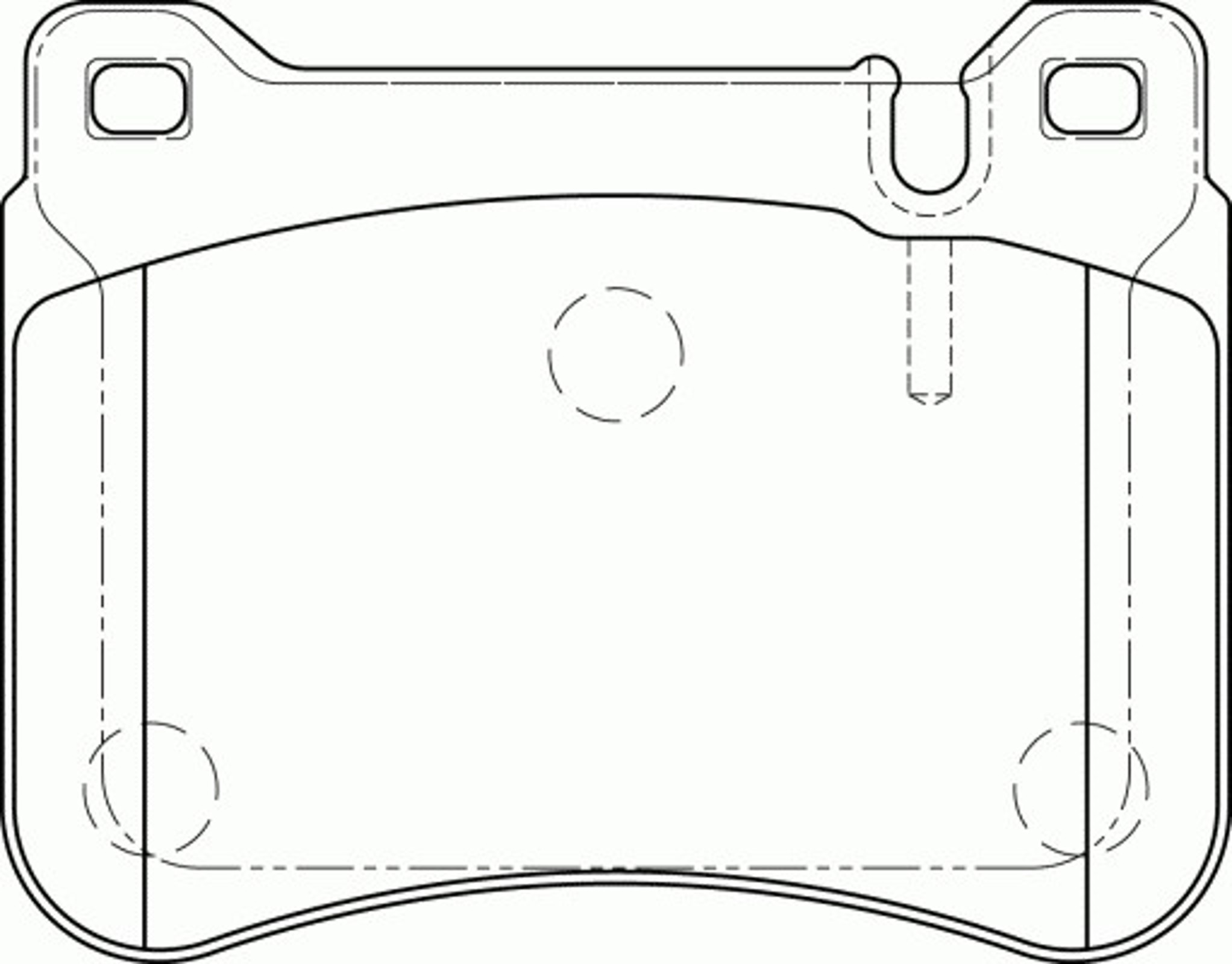Комплект тормозных колодок дисковый тормоз NECTO FD7258A