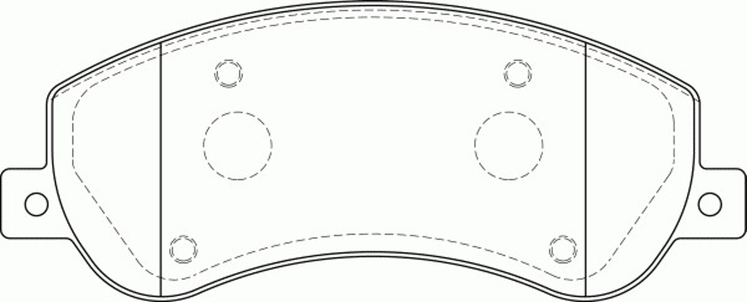 Колодки тормозные дисковые NECTO FD7271V