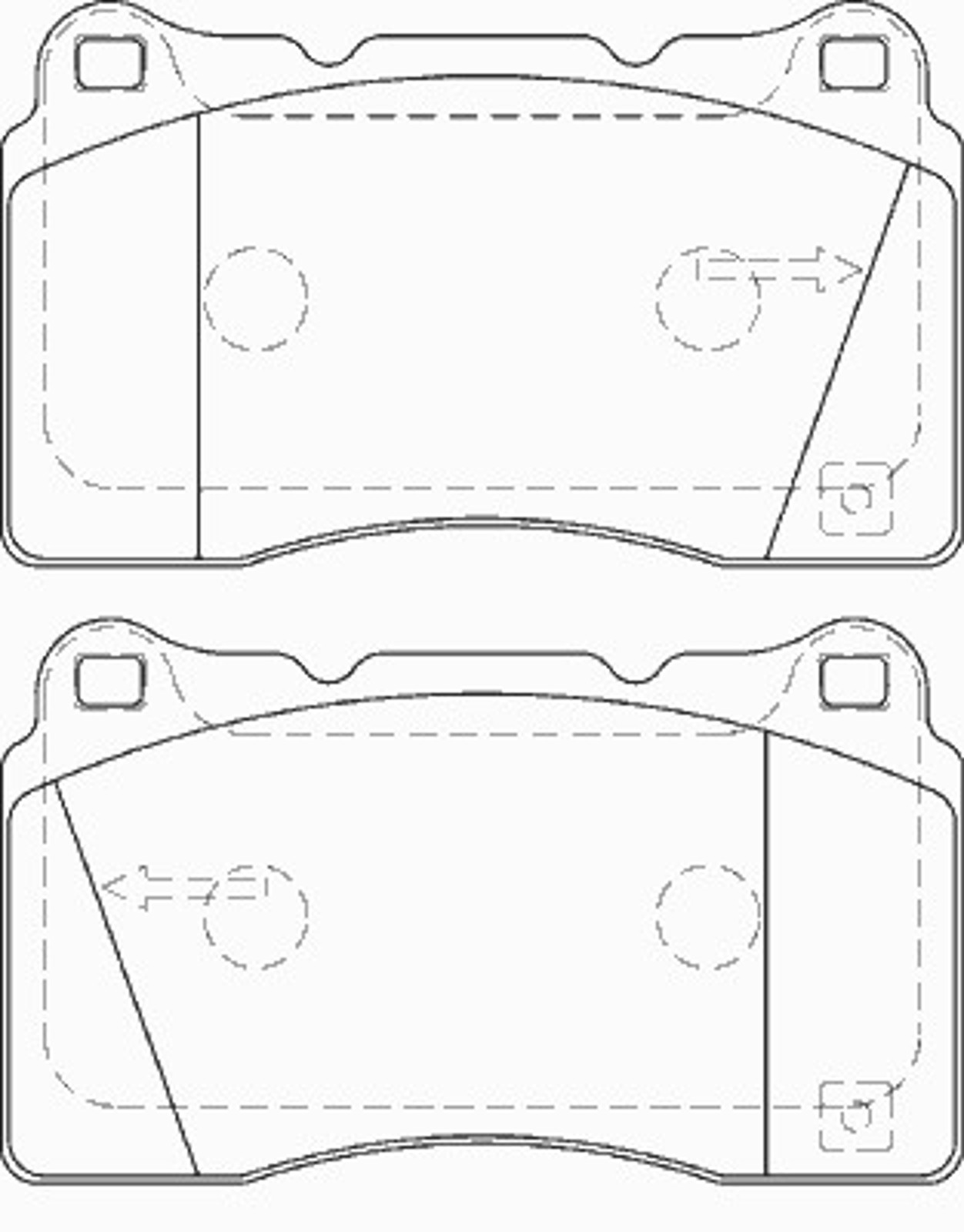 Колодки тормозные дисковые NECTO FD7292A