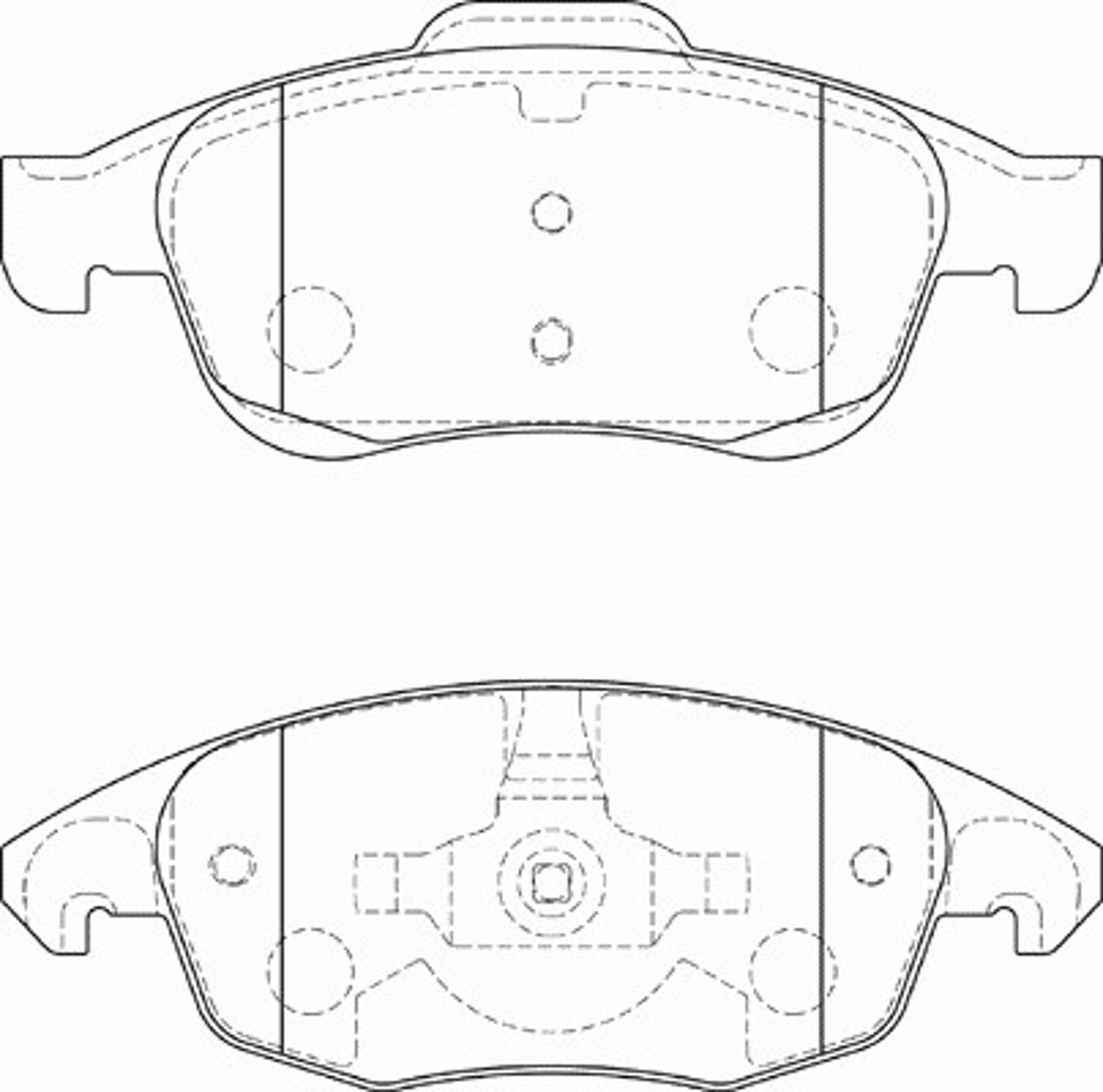 Комплект тормозных колодок дисковый тормоз NECTO FD7296A