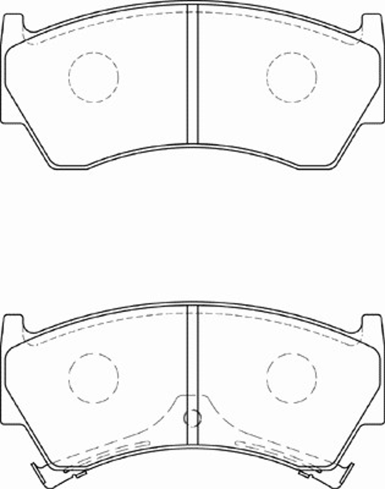 Колодки тормозные дисковые NECTO FD7304A