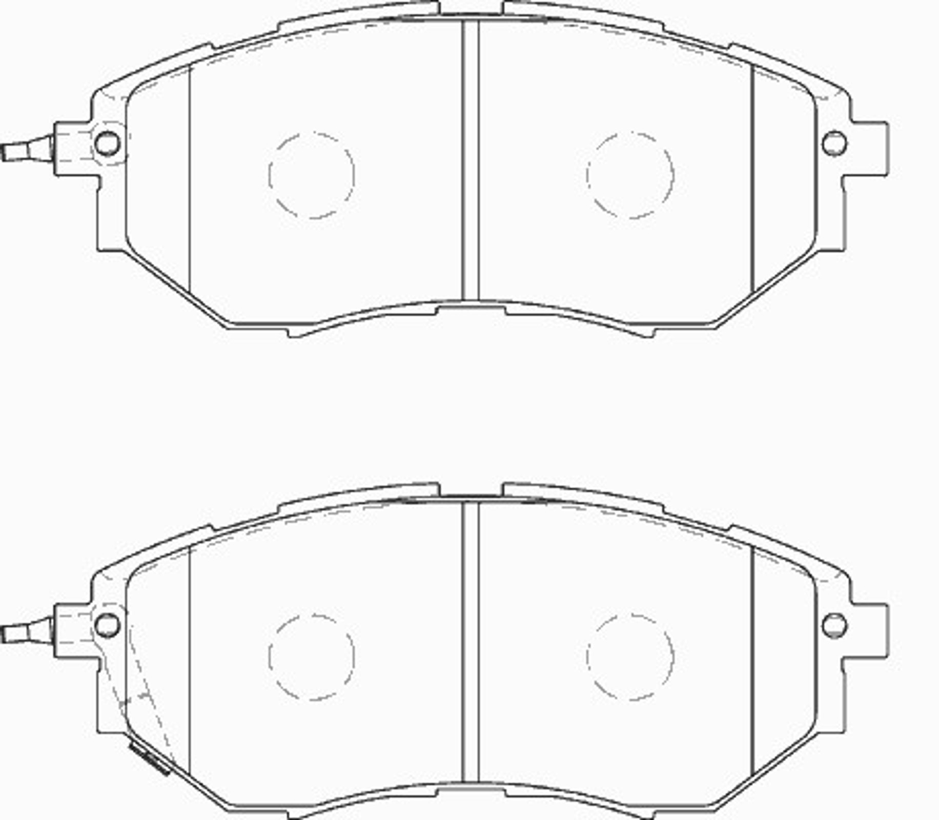 Колодки тормозные дисковые NECTO FD7307A