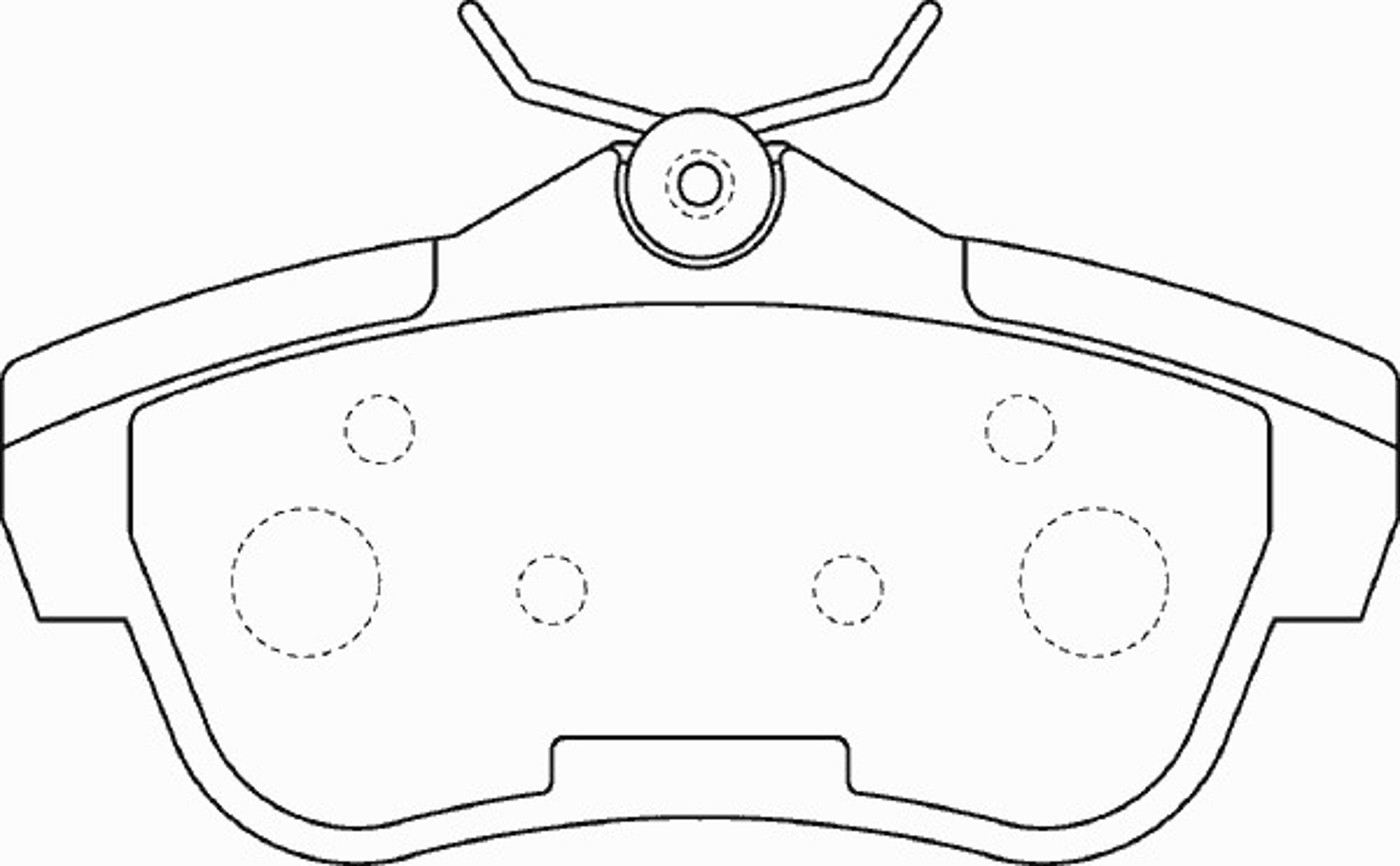 Колодки тормозные дисковые NECTO FD7313V
