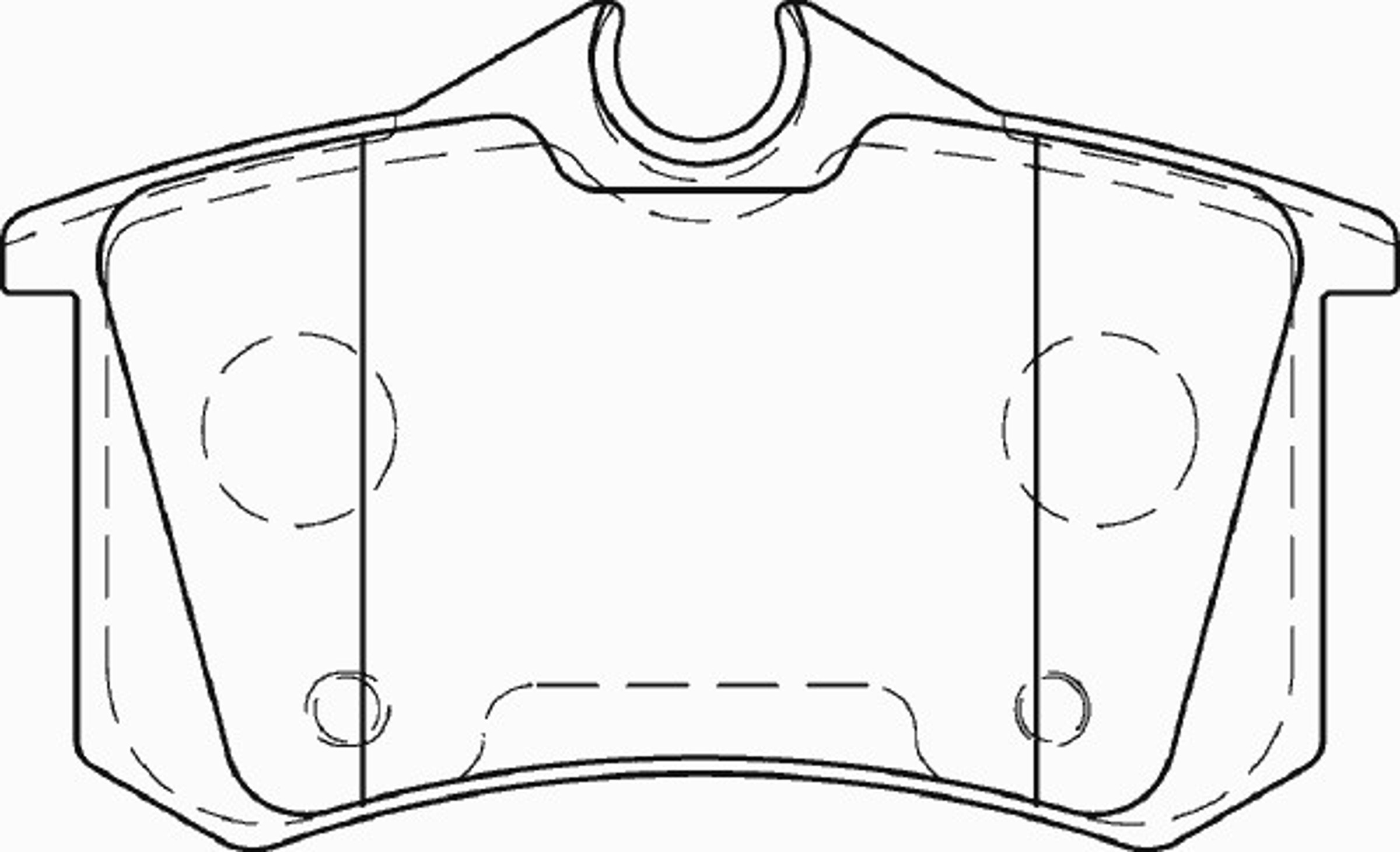 Комплект тормозных колодок дисковый тормоз NECTO FD7326A