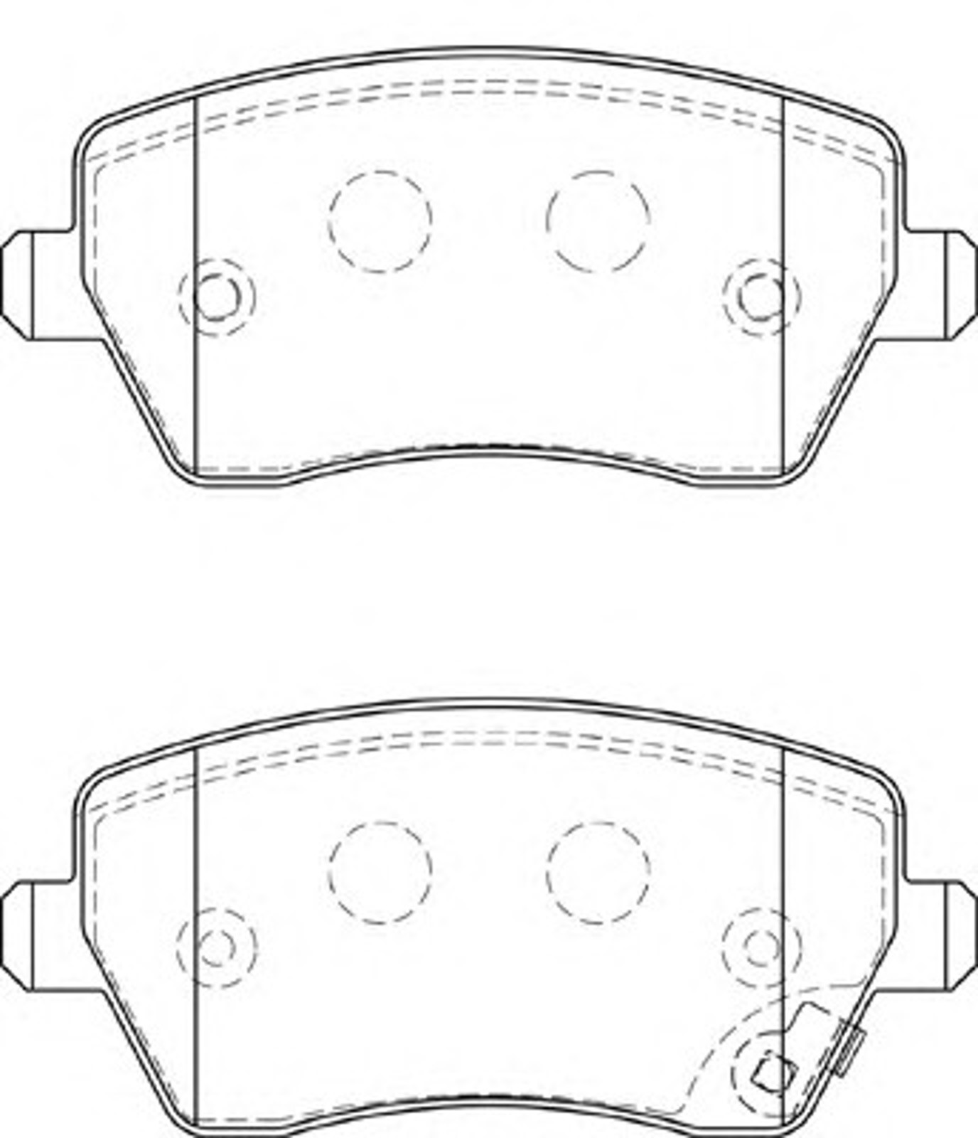 Колодки тормозные дисковые NECTO FD7356A