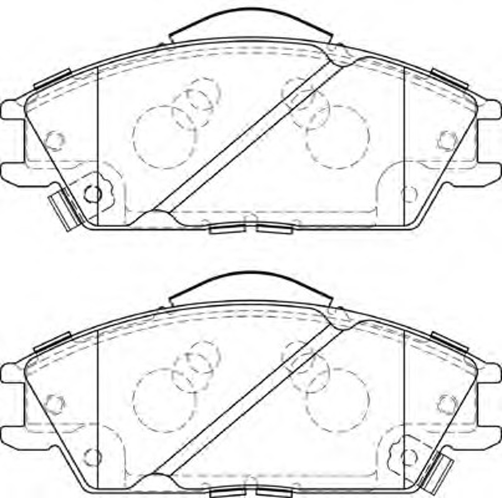 Колодки тормозные дисковые NECTO FD7360A