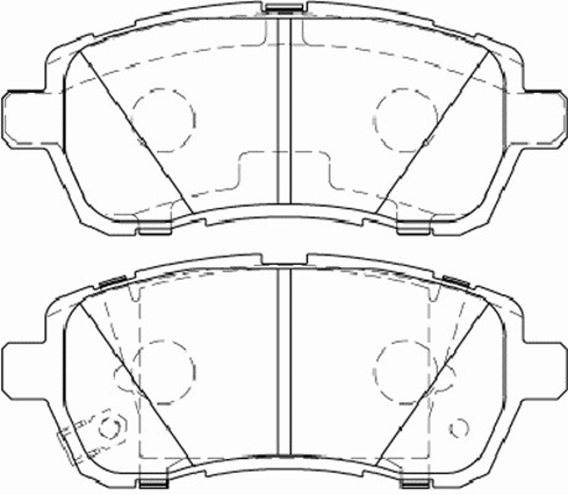 Колодки тормозные дисковые NECTO FD7466A