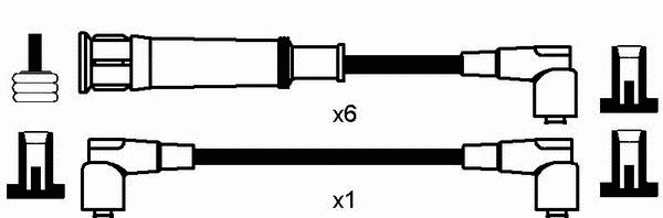 Комплект проводов зажигания NGK 0567
