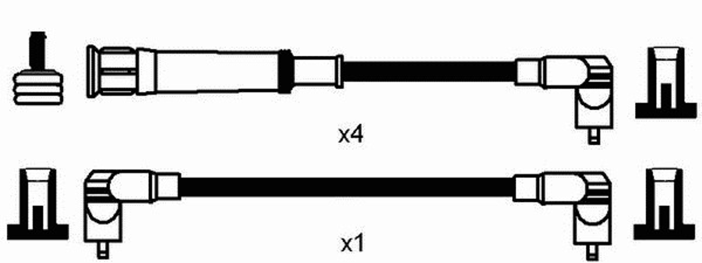 Комплект проводов зажигания NGK 0575