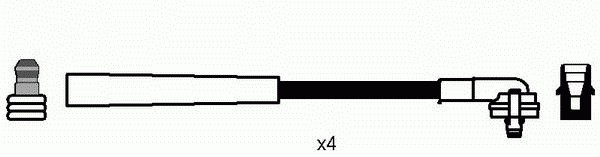 Комплект проводов зажигания NGK 0632