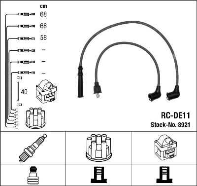 Провода зажигания NGK 8921