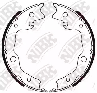 Тормозные колодки барабанные NIBK FN0621
