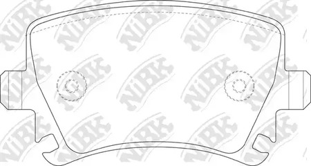 Тормозные колодки NIBK PN0349