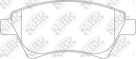 Тормозные колодки дисковые NIBK PN0350