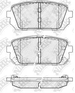 Колодки дисковые NIBK PN0426