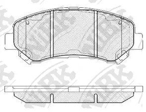 Тормозные колодки NIBK PN2801