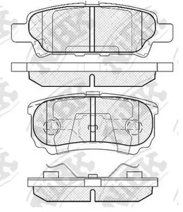 Тормозные колодки NIBK PN3502