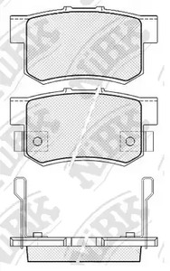 Тормозные колодки NIBK PN8397