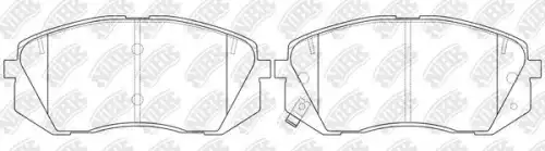 Pn0578 колодки дисковые передние NIBK PN0578