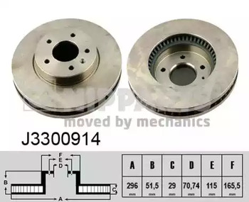 Диск тормозной NIPPARTS J3300914