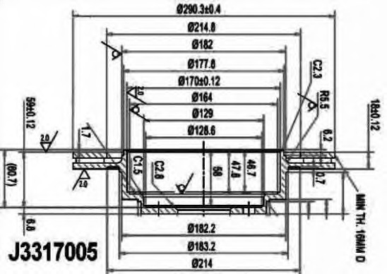 Диск тормозной NIPPARTS J3317005