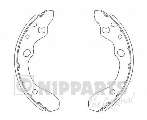 Тормозные колодки NIPPARTS J3503036