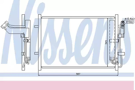 Радиатор кондиционера NISSENS 940148