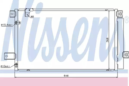 Радиатор кондиционера NISSENS 940170