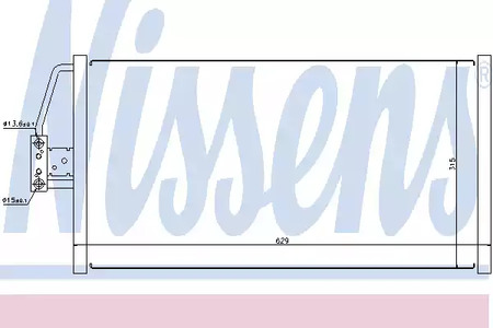 Радиатор кондиционера NISSENS 94579