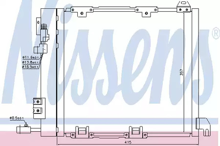 Конденсатор кондиционера NISSENS 94385