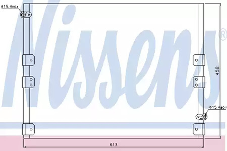 Радиатор кондиционера NISSENS 94512