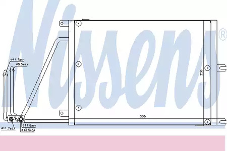 Конденсатор кондиционера NISSENS 94623