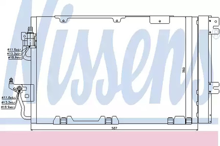 Конденсатор кондиционера NISSENS 94809