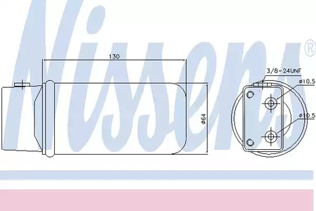Осушитель кондиционера NISSENS 95043